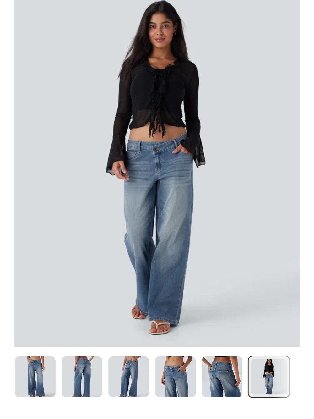 HALARA Flex Assymetric Low Rise Jeans Petite XS